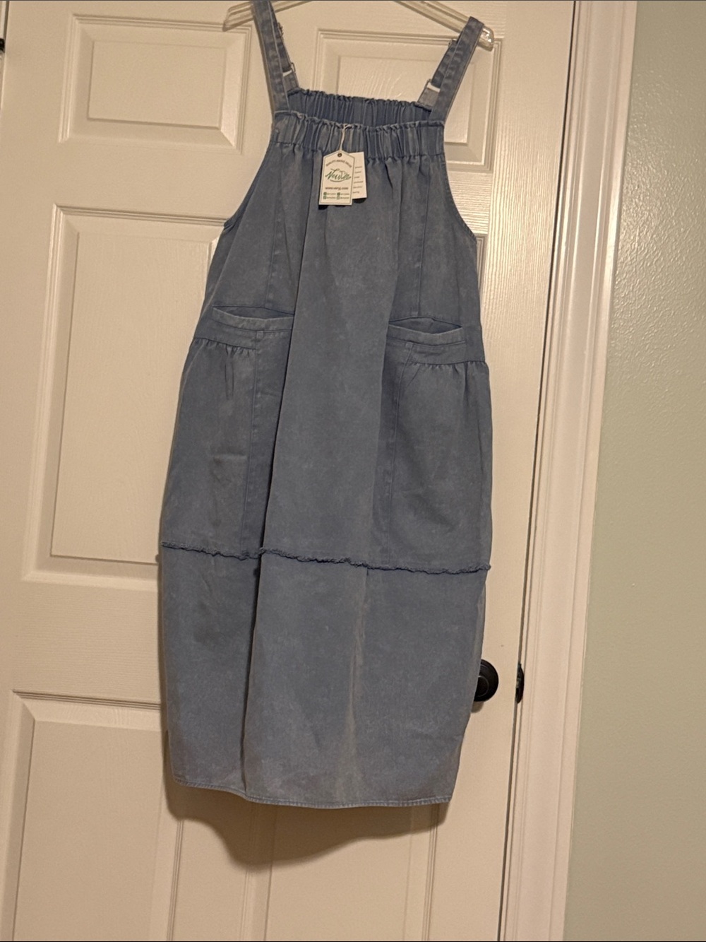 Very J Light Blue Denim Jumper